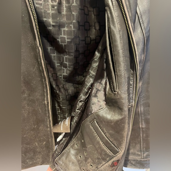 Men’s Brown Leather Jacket Danier - Picture 5 of 6